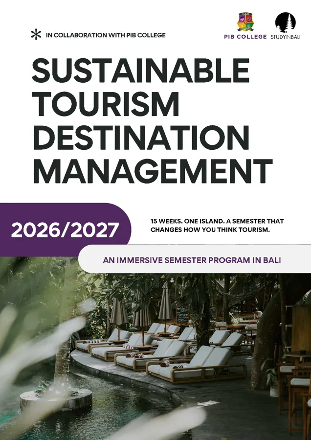 Sustainable Tourism Destination Management Info Pack cover