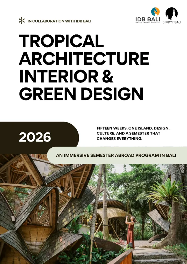 Tropical Architecture, Interior & Green Design Info Pack, cover