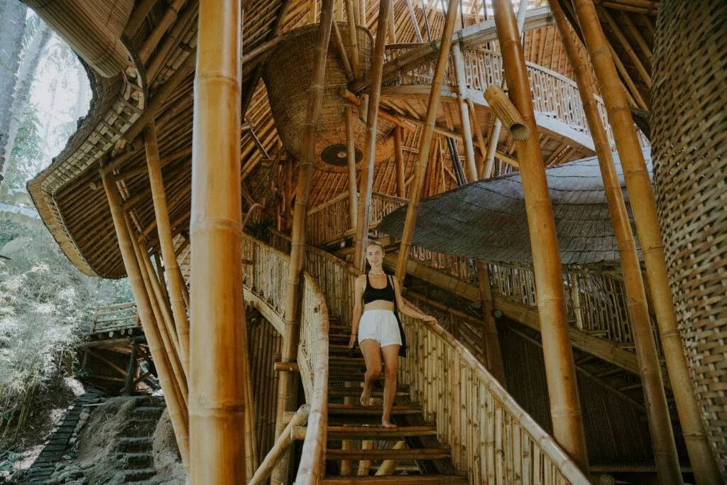 Green Village Bali, a bamboo architecture project visited on field trips