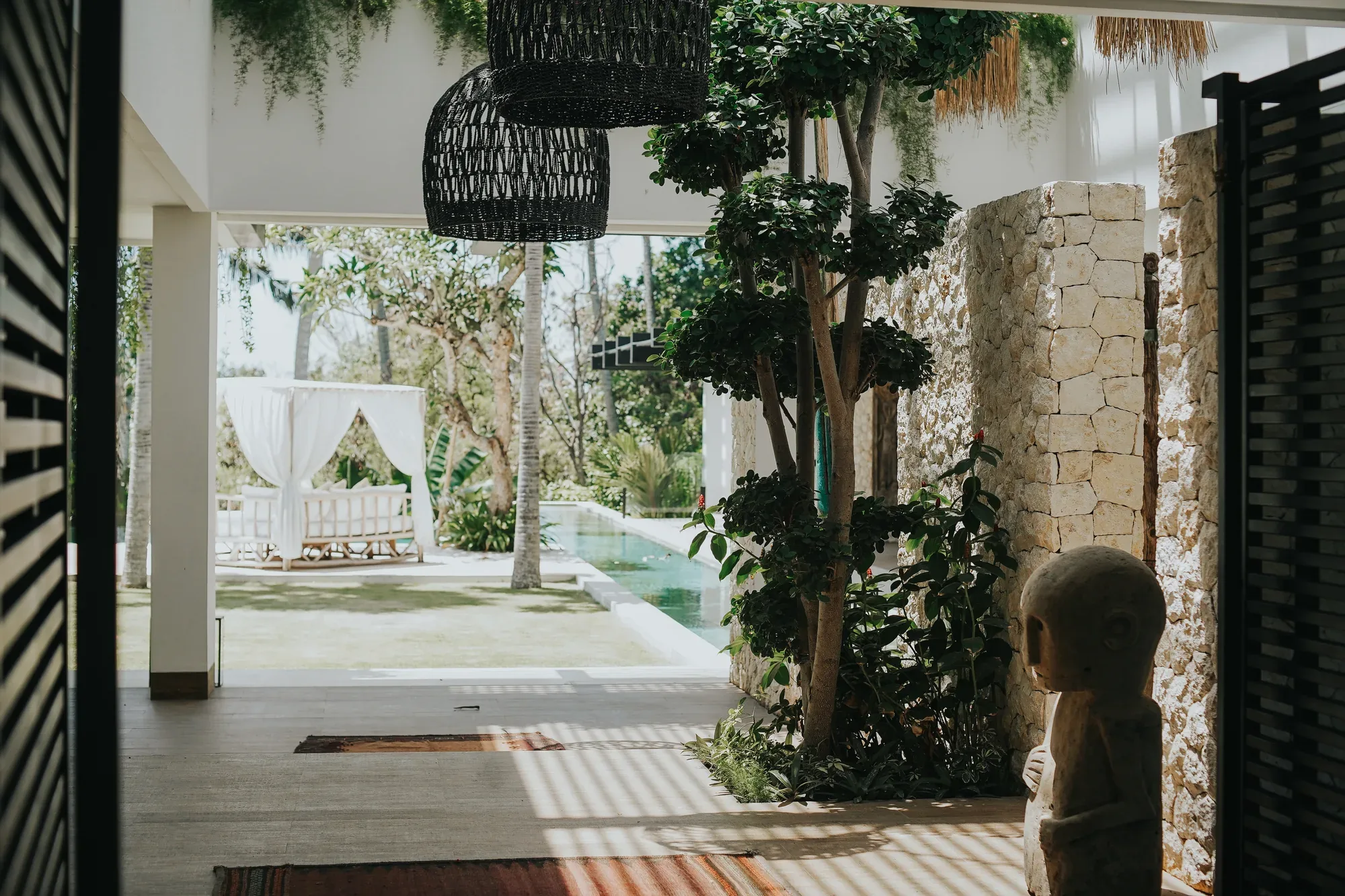 Interior design work at a Bali villa