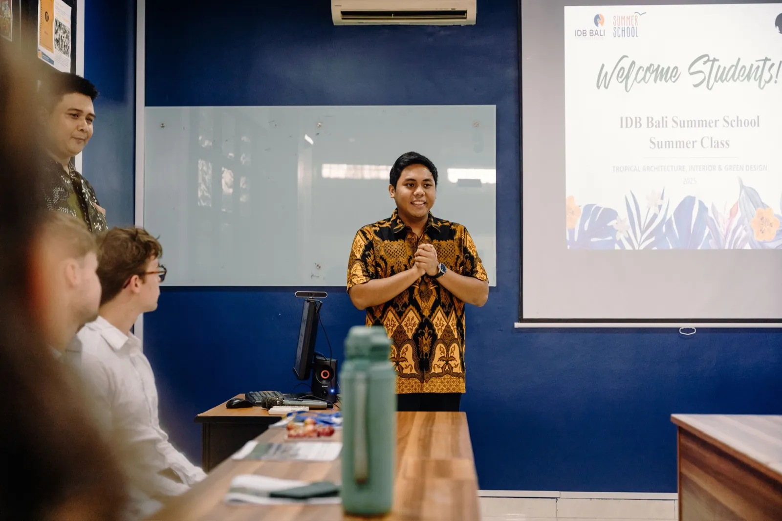 Welcome session for summer school students at IDB Bali